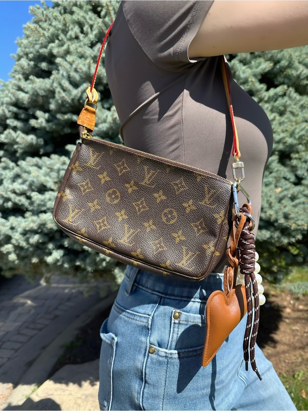 Authentic Louis Vuitton Monogram Pochette Accessoires